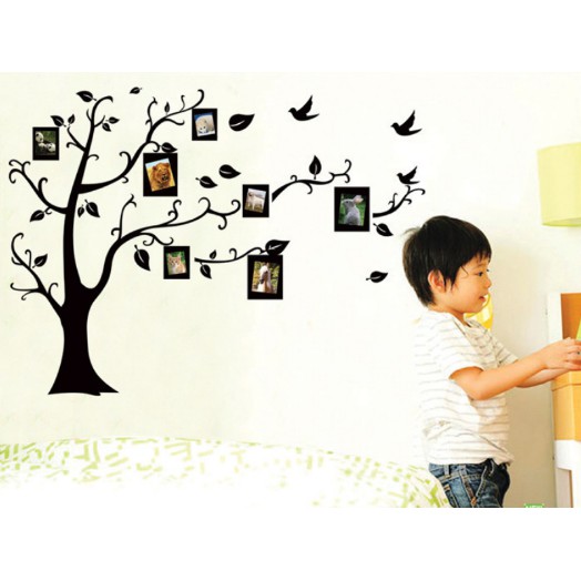 Deca Dán Tường - Miếng Dán Tường Hình Cây Khung Hình - Văn Phòng Phẩm Sáng Tạo