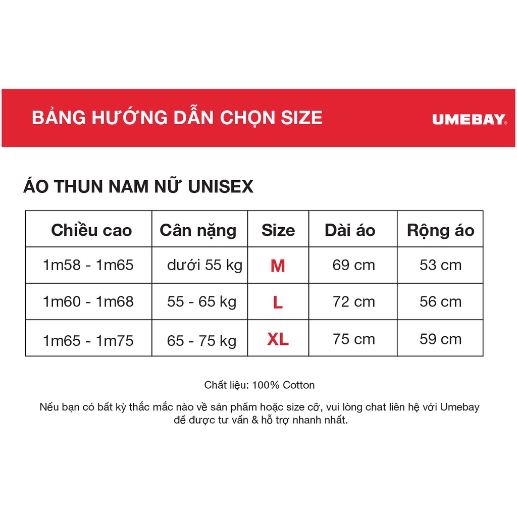 Áo thun tay lỡ nam nữ unisex, phông form rộng oversize 100% Cotton đen trắng Umebay 4STT02