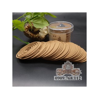 Nhang Vòng 4 Giờ Trầm Hương- Đàn Hương- hộp 50 khoanh