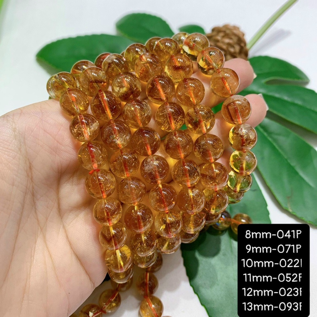 Vòng Tay Thach Anh Vàng 3A 8-13mm Vừa Cập Bến