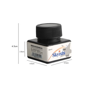 Mực bút sắt, bút chấm mực Skyists, Kuelox kháng nước hũ 30ml màu đen, trắng