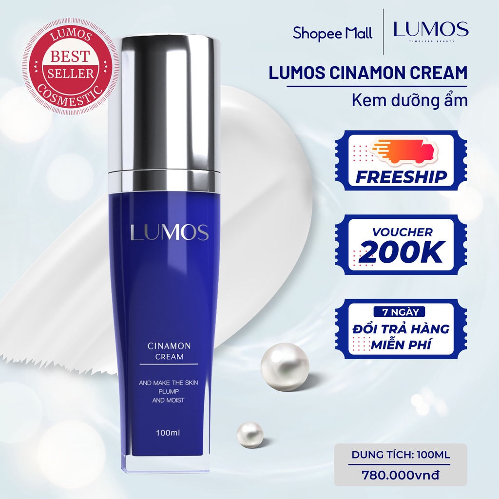 LUMOS Cinamon Cream - Kem Dưỡng Ẩm cho da dầu mụn 100ml