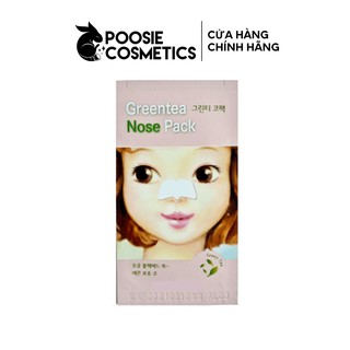 Miếng dán lột mụn mũi Trà Xanh Green Tea Nose Pack - 1 miếng
