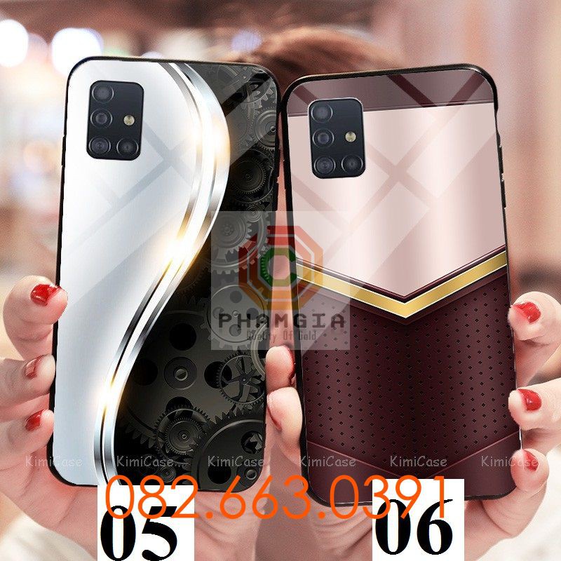 Ốp lưng ép kính Samsung M51 in hình sang trọng