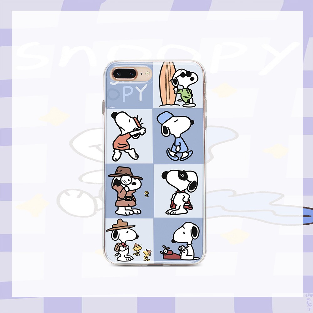 Ốp điện thoại hình snoopy SC33B Samsung Case Galaxy A80 A90 A71 A70 A60 A51 A50 A40 A30 A20 S A30S M40 S M30 M20 M10