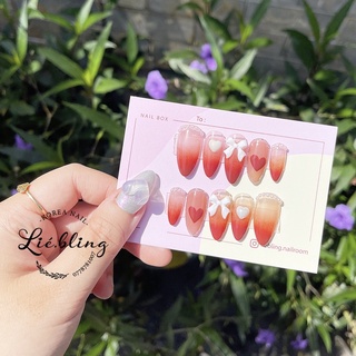 Nailbox thạch ombre đỏ