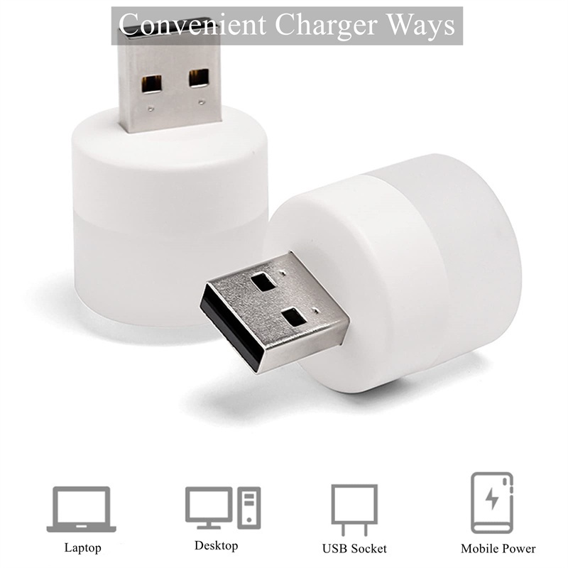 Set 10 Đèn LED USB Mềm Nhiều Màu Sắc Bảo Vệ Mắt Cho Phòng Đọc Sách