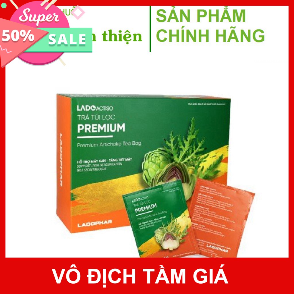 Trà LadoActiso Premium – Hỗ trợ giải độc gan, thanh lọc cơ thể, bảo vệ gan