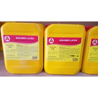 Buildmix Latex - Phụ gia chống thấm và tác nhân kết nối - Can 5 lít