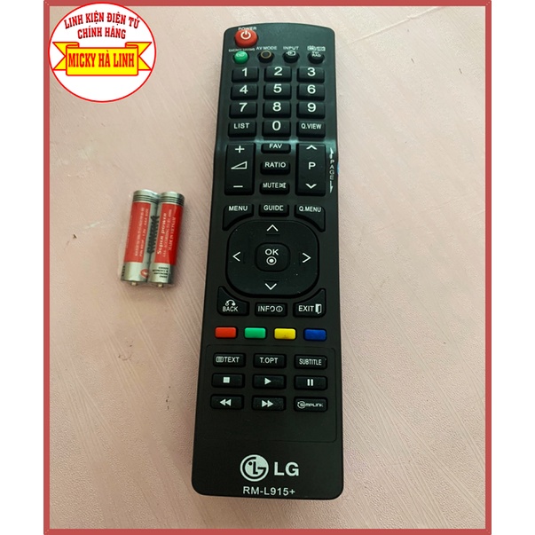 ĐIỀU KHIỂN REMOTE TIVI LG 915 (ĐEN) - DÙNG CHO TIVI LG LCD LED