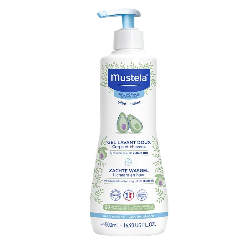 Sữa tắm gội toàn thân cho bé Mustela Pháp 500ml date 2025