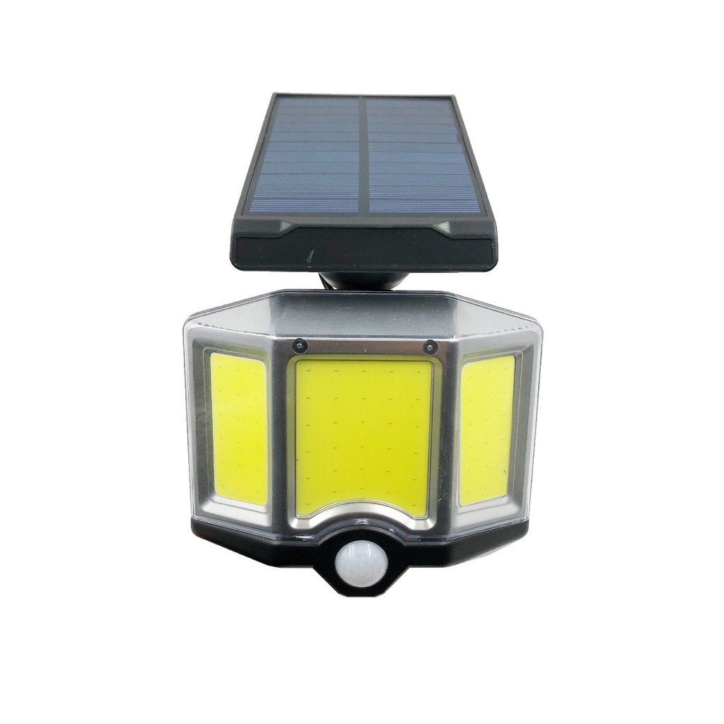 Đèn Năng Lượng Mặt Trời Cảm Biến Chuyển Động, Tấm Pin Liền- Tự Động Sáng Tối, Có Điều Khiển