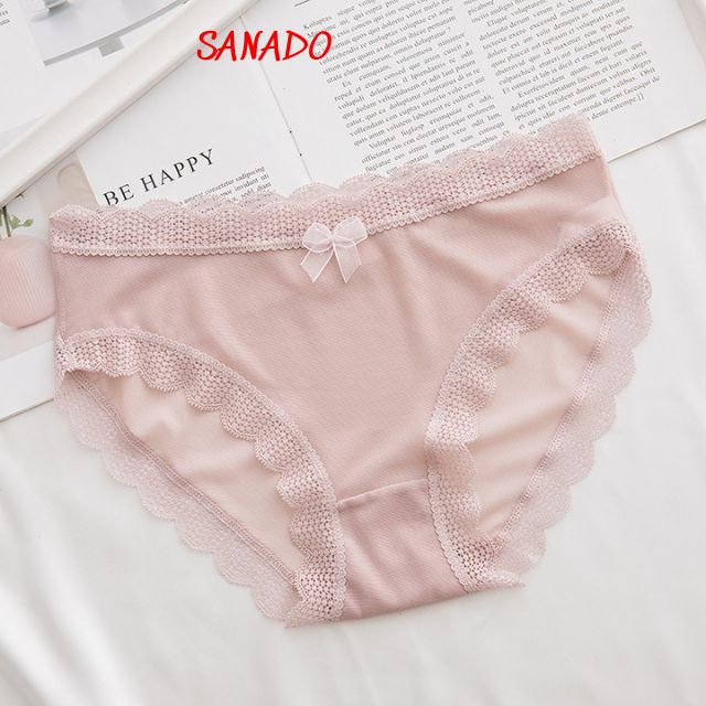 (QL09) quần lót nữ quần lót ren xuyên thấu mềm mại thoáng mát - Sanado
