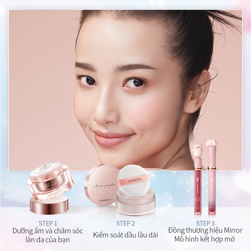 Kem nâng tông da Carslan Kem Lười mkup dưỡng ẩm che khuyết điểm hiệu quả Makeup nâng tông 50g