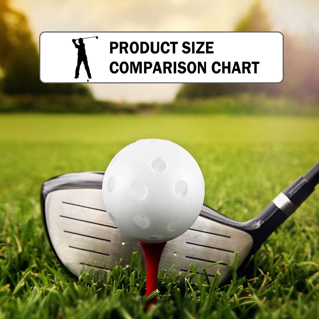 Túi 6 bóng golf WINMAX bằng nhựa thiết kế rỗng luyện tập chơi golf ngoài trời