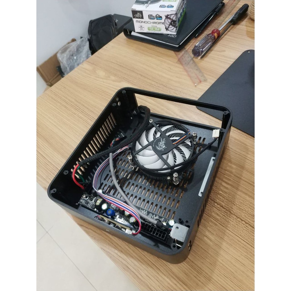 Vỏ máy tính mini E-MINI E-W60 (Kèm board nguồn 120W và adapter 12V-5A) + Tản nhiệt Scythe S950M | BigBuy360 - bigbuy360.vn