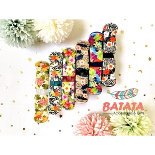 Kẹp Càng Cua Full Nhựa Hoạ Tiết Hoa Lá Hawaii Tone Màu Rực Rỡ Đẹp Sắc Sảo/ Phụ Kiện Tóc, Kẹp Tóc Cho Nữ Gọn Gàng