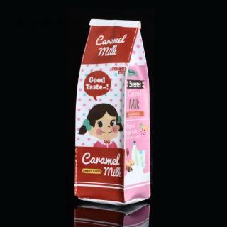 Bóp viết da pu hình hộp sữa đáng yêu