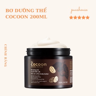 BƠ DƯỠNG THỂ CAFE COCON ĐẮK LẮK 200ML DƯỠNG ẨM LÀM MỀM DA