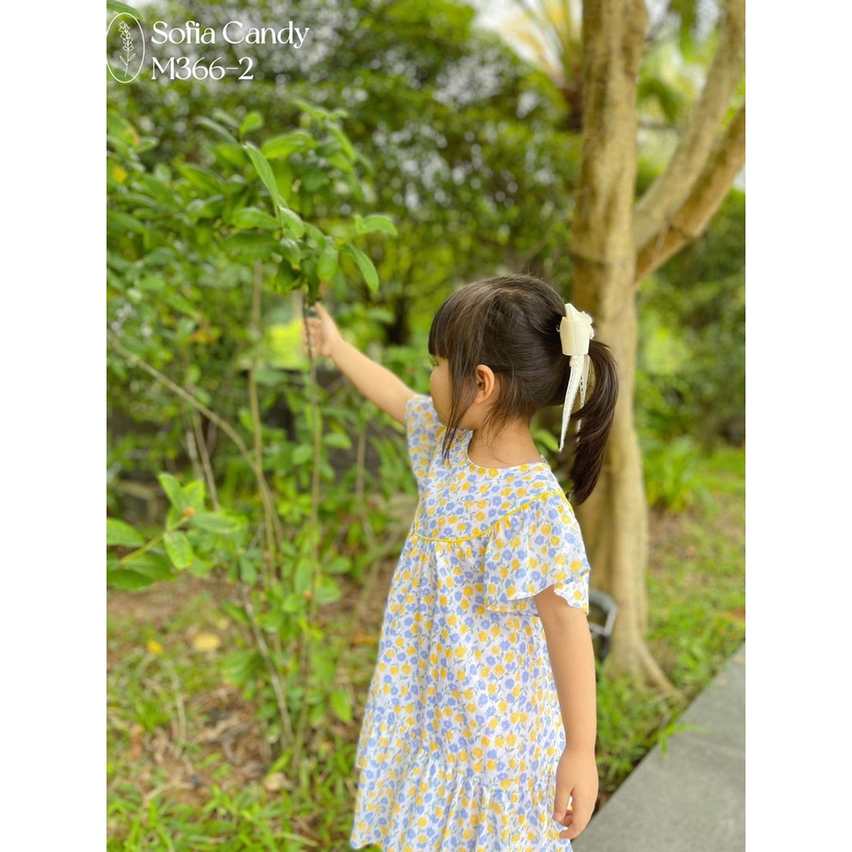 ( Ảnh Thật) Váy, đầm bé gái mùa hè ,Váy Hoa nhí tiểu thư cánh tiên dễ thương cho bé size 10-40kg