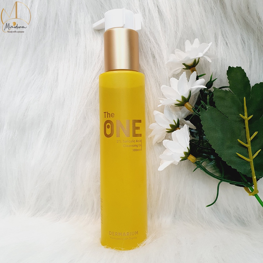 Dầu Tẩy Trang Dermarium The One Oil Cleanser chứa BHA làm sạch sâu, giảm sợi bã nhờn 100ml