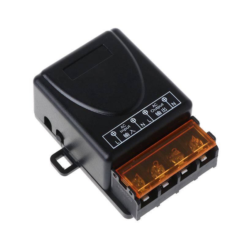 Rơ le 220V 30A mới nhất Công tắc điều khiển từ xa RF không dây 1 Bộ phát + 1 Bộ thu 433MHz Bộ điều khiển từ