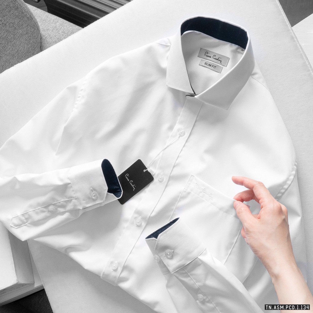 Áo sơ mi nam Pierre Cardin An Phước tay dài có túi công sở, chất vải cao cấp, mềm mát 6 màu | BigBuy360 - bigbuy360.vn
