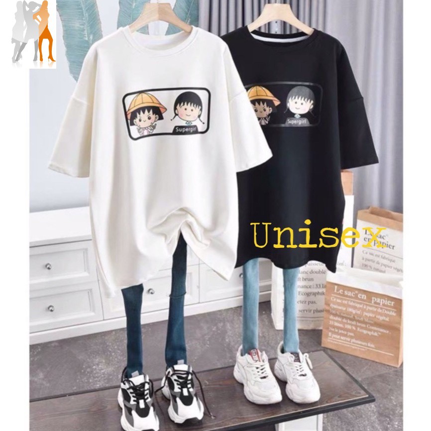 Áo thun unisex nam nữ đều mặc được form rộng tay lỡ - Trùm Chuyên Sỉ Thời Trang - 130720201243