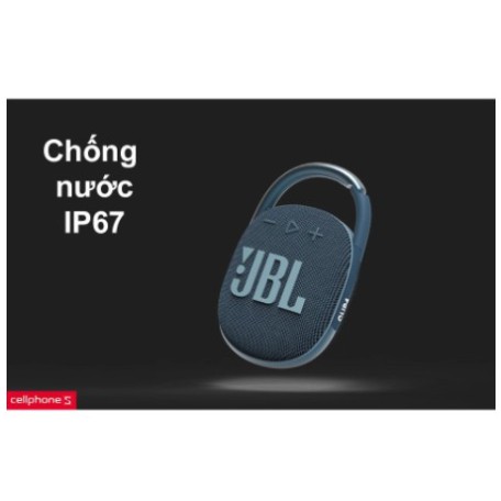 Loa BLUTOOTH JBL Clip 4 5.1 Mini Clip4 Loa Trầm Ngoài Trời Chống Nước IP67 Di Động Có Móc - BẢO HÀNH ĐỔI MỚI