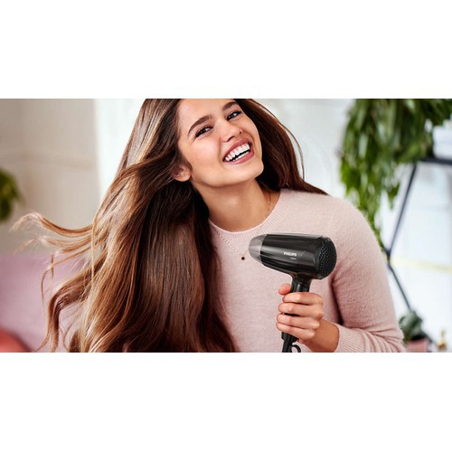 Máy sấy tóc Philips công suất 1200W , thiết kế gọn nhẹ, dễ gấp gọn, bền đẹp, bảo hành 2 năm - BHC010/10