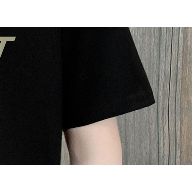 Áo Thun Tay Ngắn Cổ Tròn Dáng Rộng Thời Trang Hàn Quốc Cho Nam