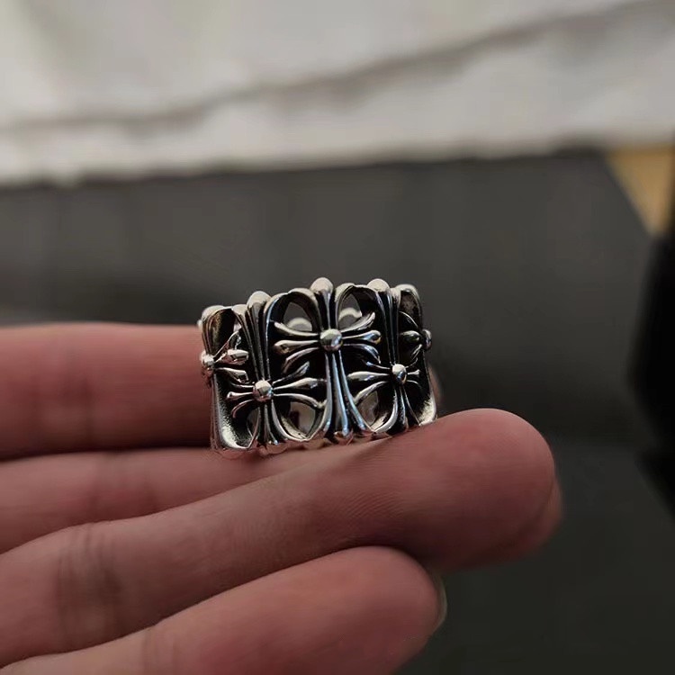 Nhẫn chạm khắc hoa văn G-Dragon phong cách Hip Hop cho nam