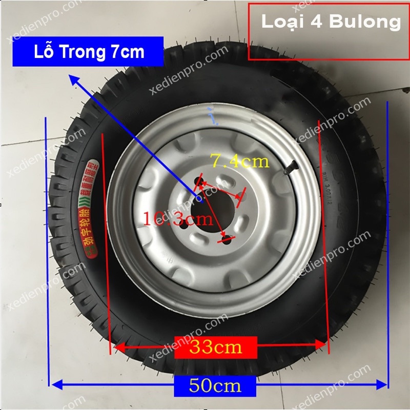 Bánh xe 400-12