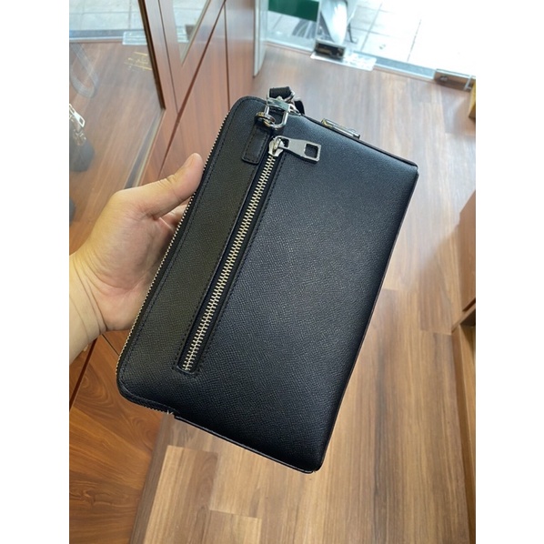 Túi da epsom 2 ngăn