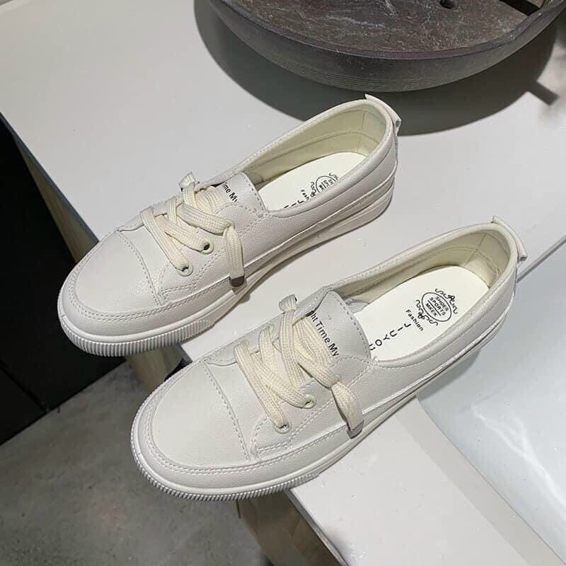 🆕 [ ẢNH THẬT ] Giày lười slipon màu kem Siêu xinh 🌸👟 | BigBuy360 - bigbuy360.vn