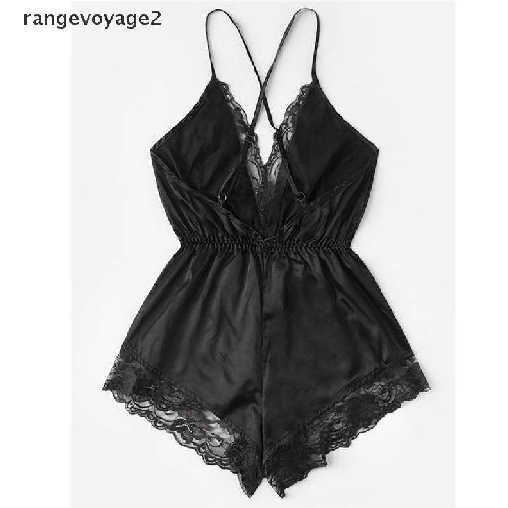 [rangevoyage2] Sexy Sleepwear Women's Lingerie V-neck Lace Bodysuit Overalls Bodydoll Nightwear [new] | BigBuy360 - bigbuy360.vn