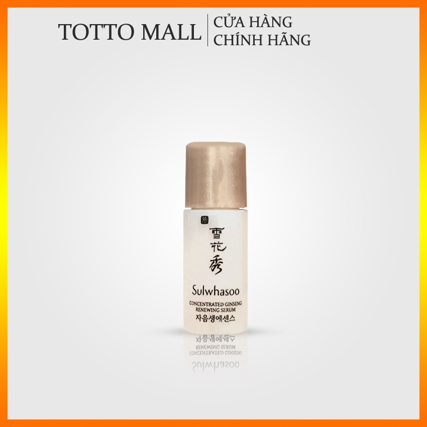 [4ml] Tinh chất serum nhân sâm Sulwhasoo Concentrated Ginseng Renewing Serum 4ml - Tinh chất nhân sâm Sulwhasoo