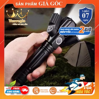 ĐÈN PIN SIÊU SÁNG KS-738 3 MẮT XOAY 360 ĐỘ