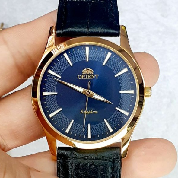 Đồng hồ ORIENT Nam dây da kính sapphire chống nước