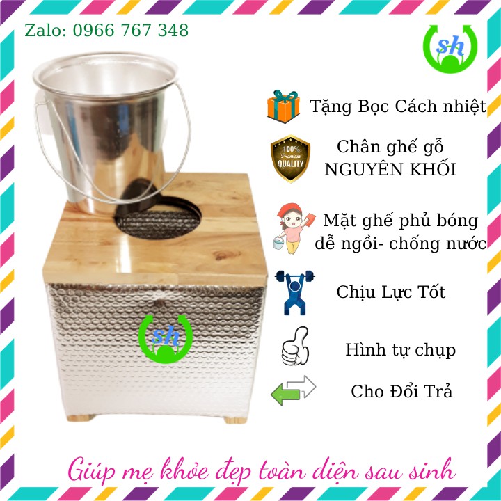 Bộ ghế xông trị Trĩ