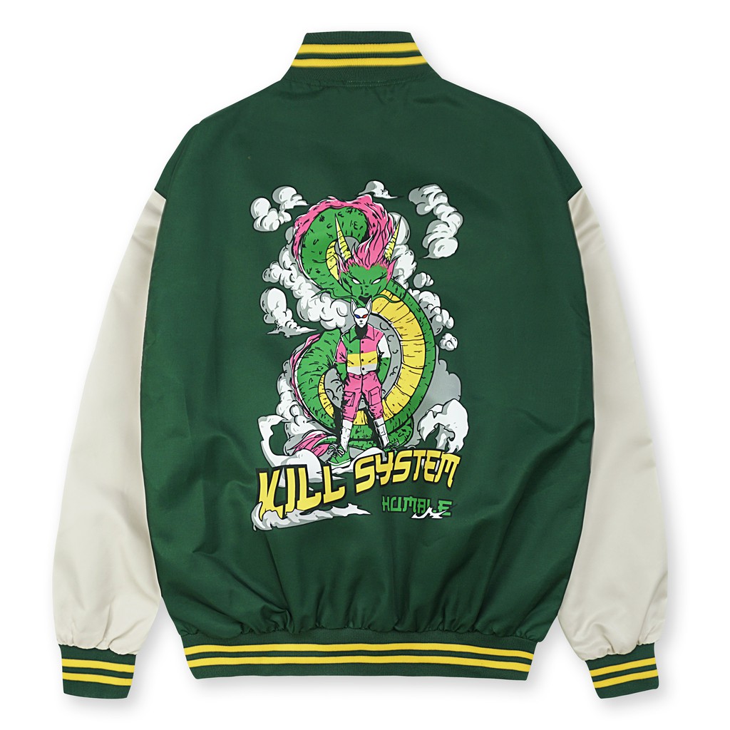 [KILL SYSTEM] - HUMBLE DRAGON VARSITY JACKET ( áo khoác dù) | BigBuy360 - bigbuy360.vn