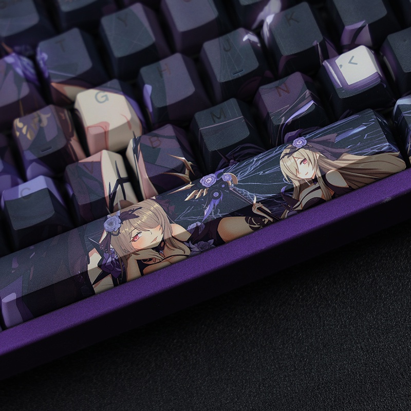 Rita Rossweisse Keycaps OEM Profile Honkai Impact 3 Anime PBT Dye Sub Bàn phím cơ RGB Keycap