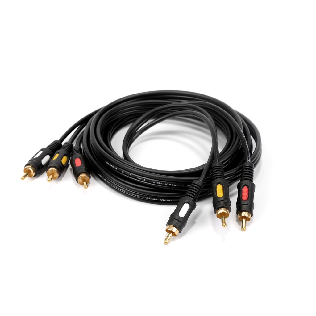 Cáp Chuyển Đổi Âm Thanh / Video Từ  3 Rca