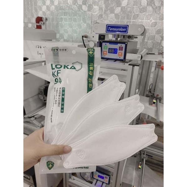 Khẩu Trang KF94 LOKA Mask  4D Kháng Khuẩn Chính Hãng
