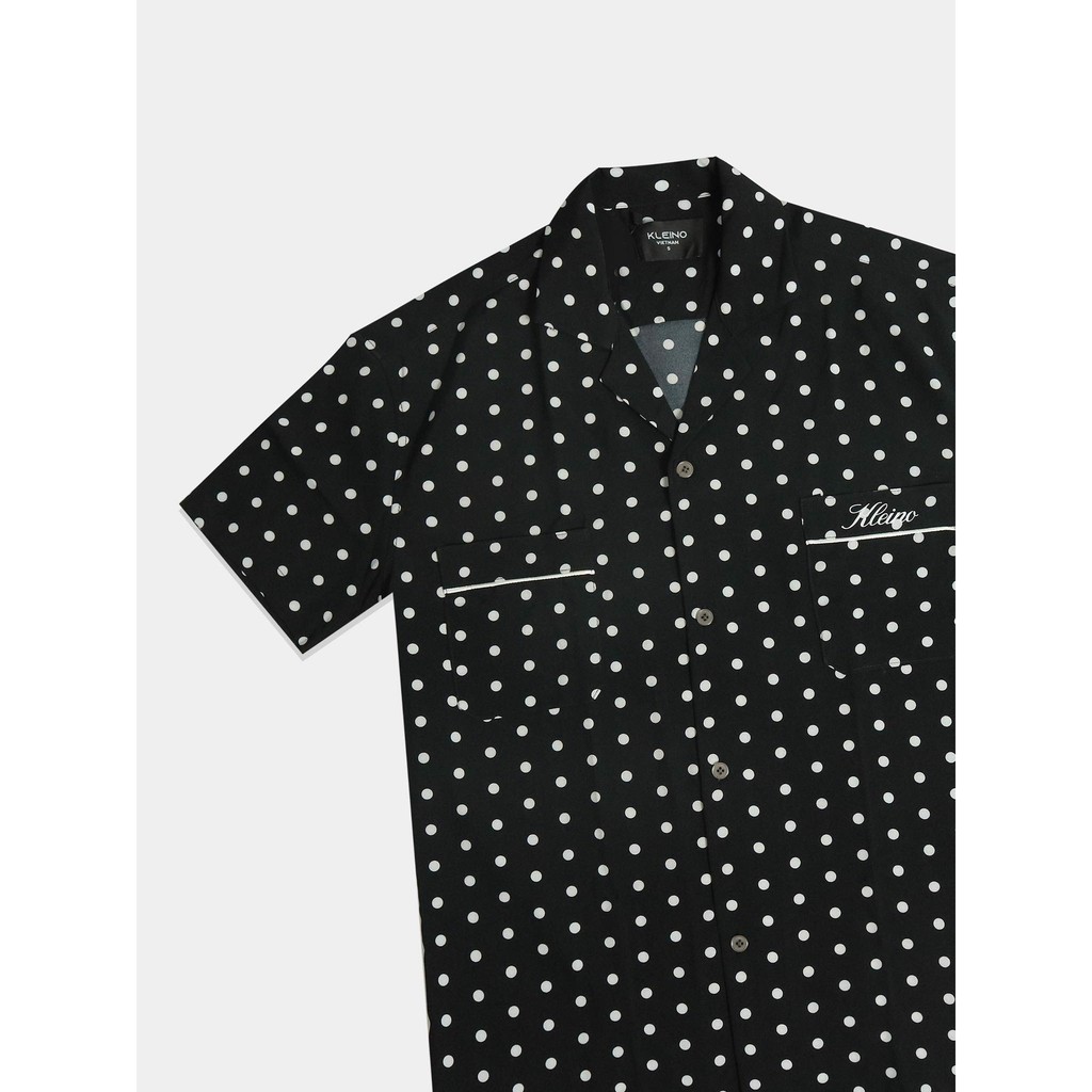 Áo sơ mi cộc tay KLEINO POLKA DOT POCKET SHIRT