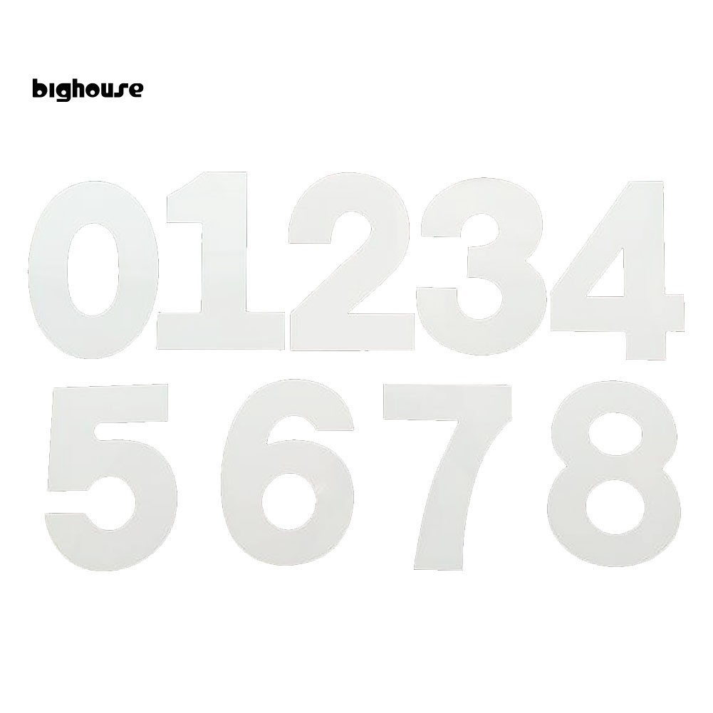 Khuôn Làm Bánh Sinh Nhật Hình Chữ Số 0-8 4-10inch Đầy Tiện Lợi