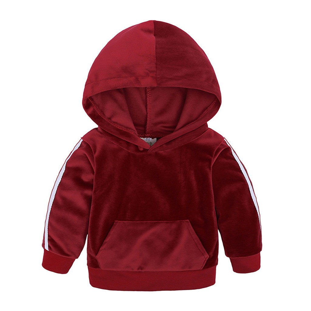 Set Áo Hoodie + Quần Dài Giữ Ấm Cho Bé