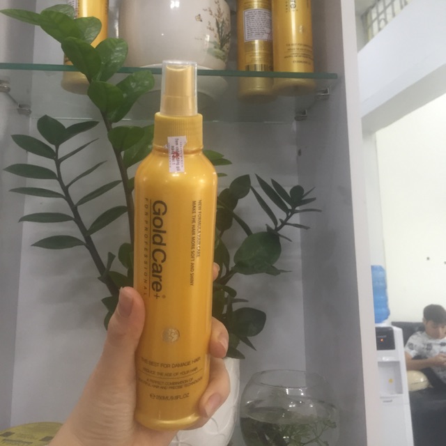 Xịt tóc goldcare