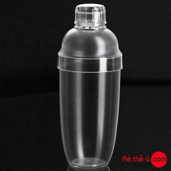  Bình lắc Shaker nhựa 530ML - nhựa đặc tốt hơn loại mỏng giá rẻ