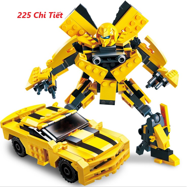 BỘ ĐỒ CHƠI Lắp Ghép XẾP HÌNH BEE - Robot Biến Hình BEE